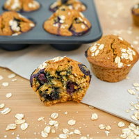 Muffins de avena y arándanos: armate la merienda de este finde con esta receta casera que vas a amar