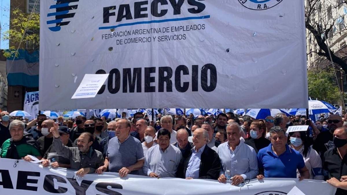 Marcha de Faecys. Fuente: (Instagram)