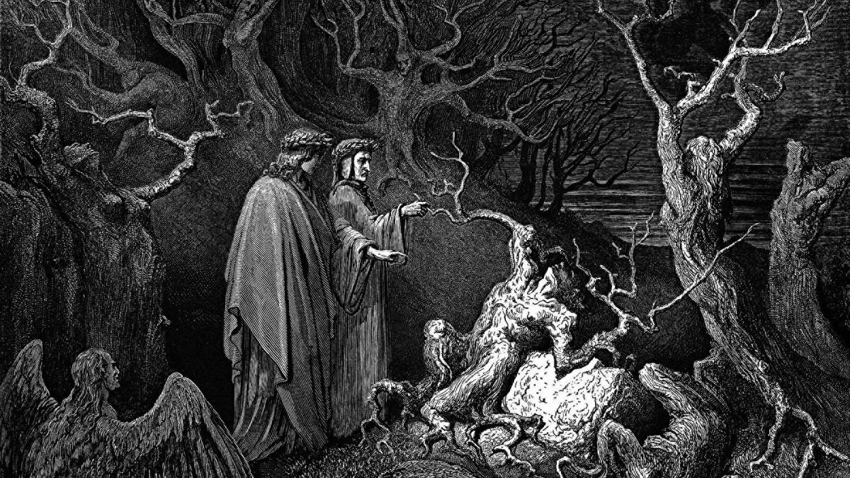 Virgilio y Dante, por Doré