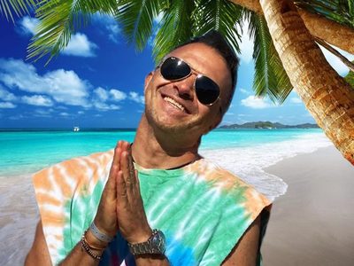 Está como quiere: desde República Dominicana, Sergio Lapegüe hizo esto y desató la envidia