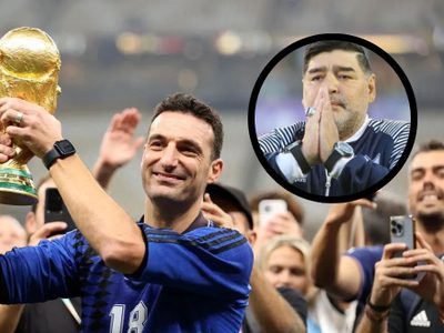 “No dijo nada raro”: Lionel Scaloni se refirió a la durísima crítica que recibió de Diego Maradona en 2018