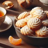 Sin manteca y con 1 solo huevo, hacé estas tremendas galletitas de mandarina para la merienda