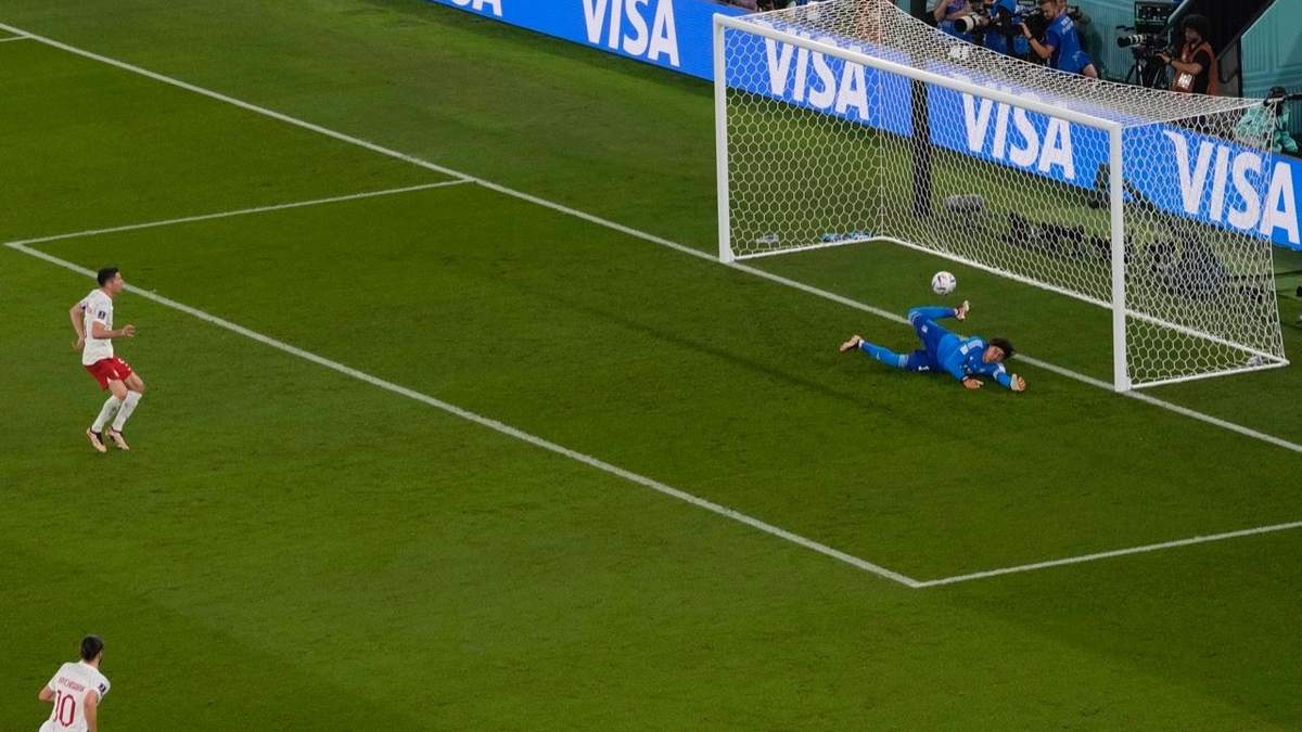 La atajada de hoy frente a Polonia