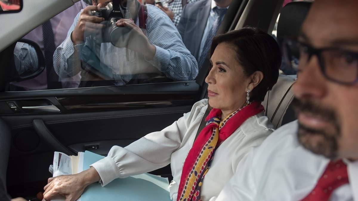 Rosario Robles, interna en el penal de Santa Martha Acatitla