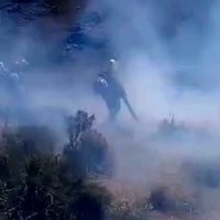 Bomberos controlaron el fuego en las sierras de la provincia de Buenos Aires