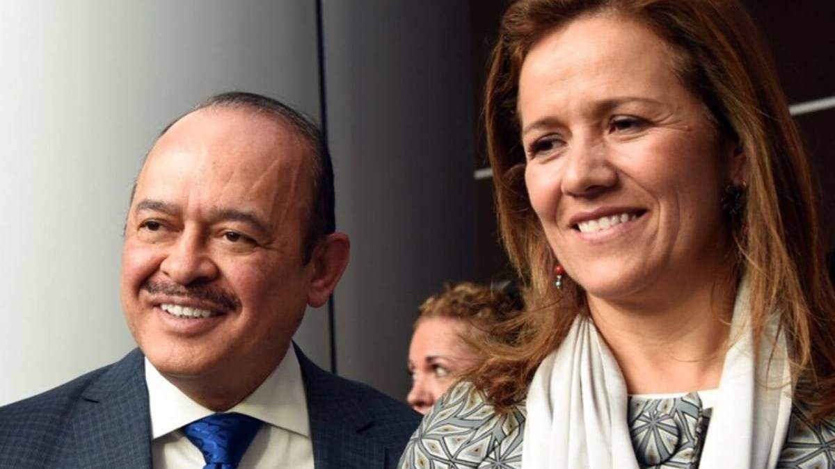 Raúl Beyruti y la esposa del expresidente Felipe Calderón, Margarita Zavala, en una imagen publicada en la semblanza del empresario en el sitio oficial de GINGroup