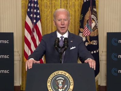 Progreso democrático "está bajo asalto", dice Biden ante miembros del G7