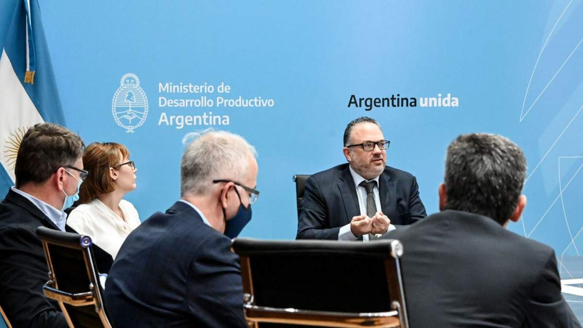 El ministro de Desarrollo Productivo, Matías Kulfas, encabezó la reunión. Fuente: (Twitter)