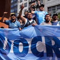 UOCRA se moviliza a la Secretaría de Trabajo en rechazo de 50 mil despidos