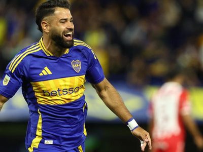 Así de grande está Valentino, el hijo de Milton Giménez que sigue sus pasos en Boca