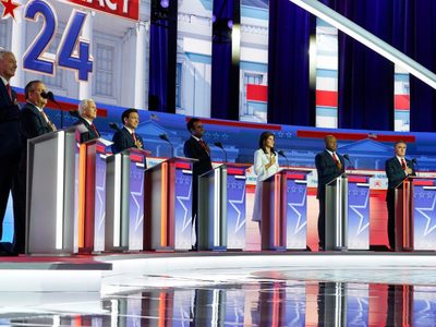 Debate: Precandidatos republicanos a la presidencia buscan ser la principal alternativa a Trump