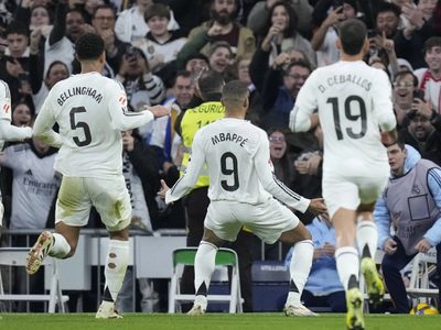 Mbappé vuelve a marcar y el Real Madrid termina el 2024 como segundo en la liga española