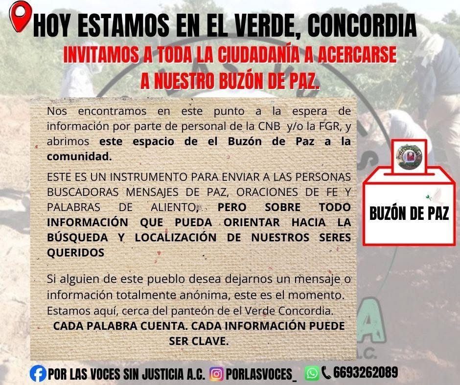 labor de colectivos de buscadores Foto Especial