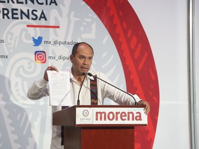 Diputado de Morena denuncia a Santiago Creel ante INE y FGR