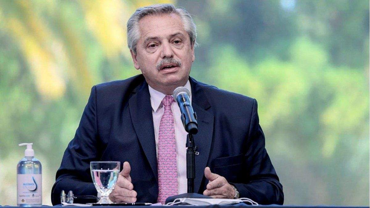 El presidente de la Nación, Alberto Fernández. Fuente: (Twitter)
