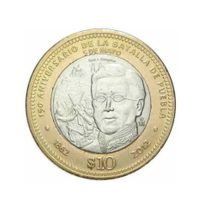 Hasta 25 mil pesos llegan a costar en internet las monedas conmemorativas de la Batalla de Puebla