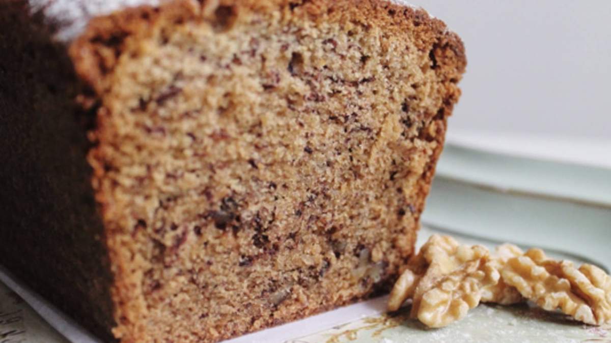 Torta de banana. Fuente: (Instagram)