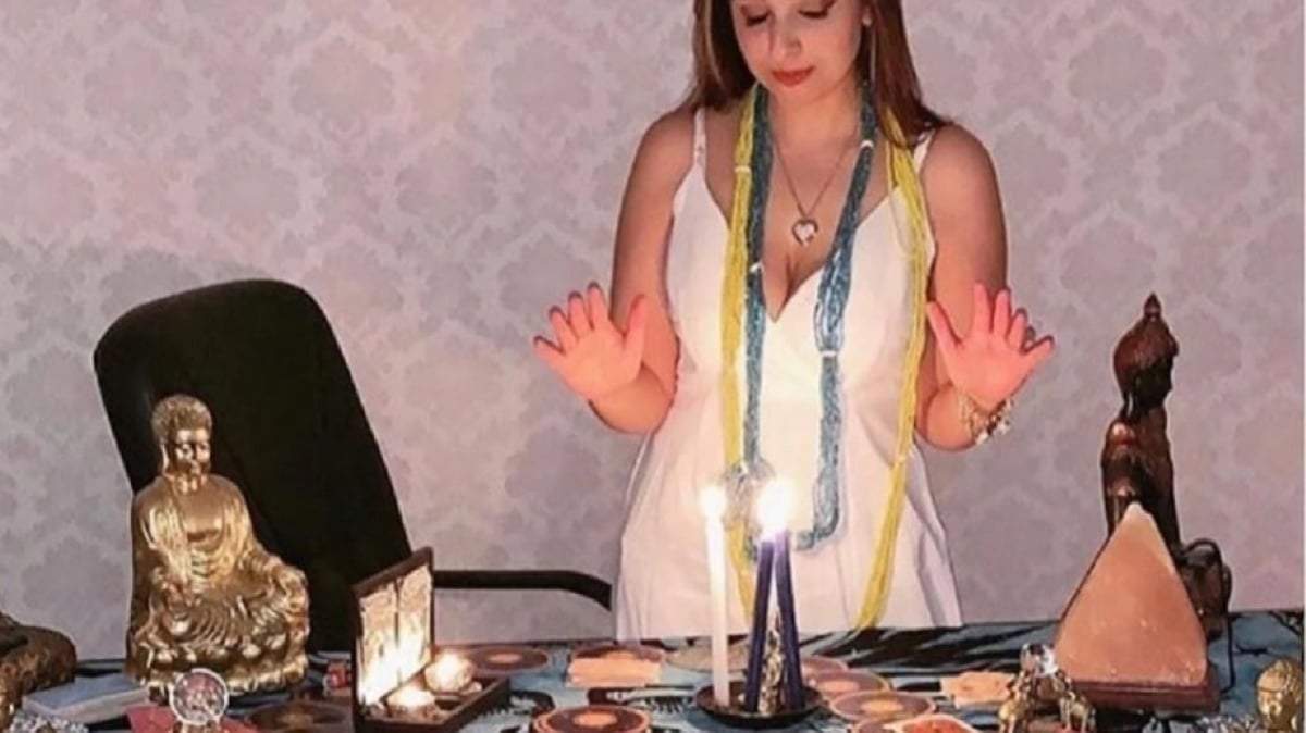 Valeria, la supuesta "sanadora espiritual". Fuente: (Instagram)