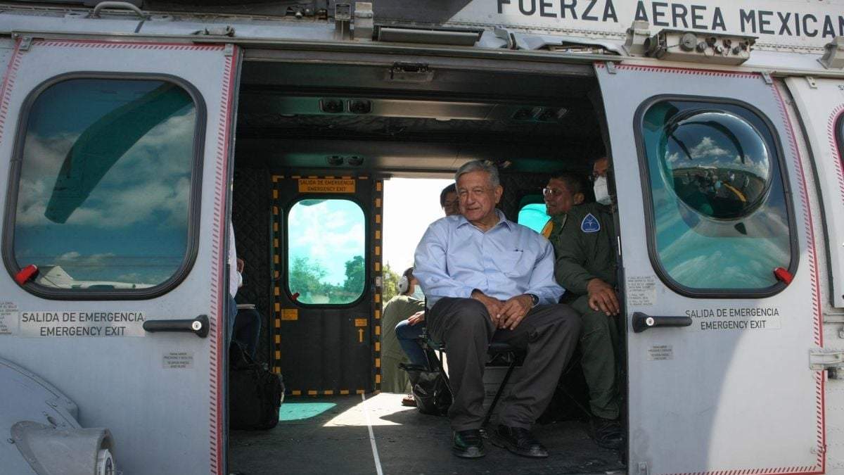 El presidente Andrés Manuel López Obrador en Tabasco