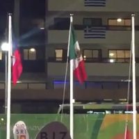 Ya ondea bandera de México en Villa Olímpica de Río de Janeiro (Video)