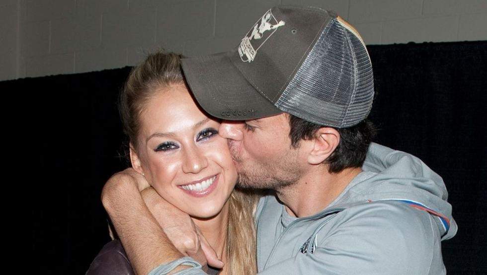 Enrique Iglesias y Anna Kournikova. Fuente: (Twitter)