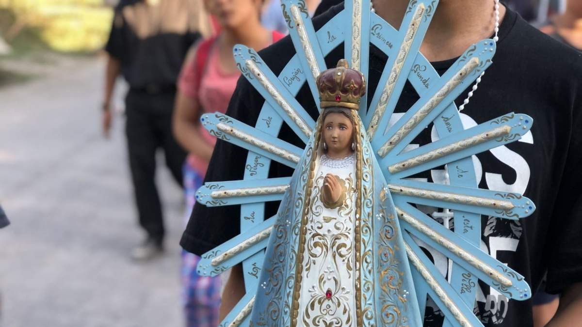 Virgen de Luján, advocación de la Virgen María. Fuente: (Twitter)