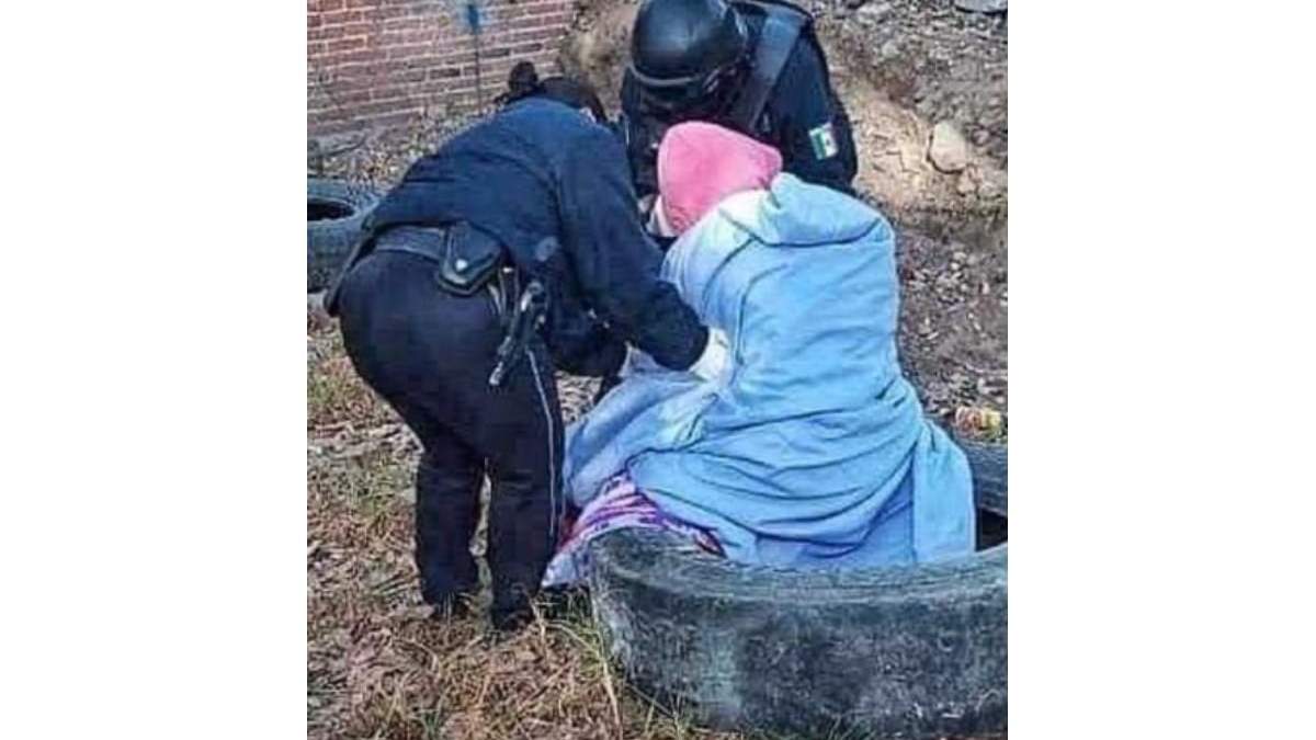 Una adulta mayor abandonada