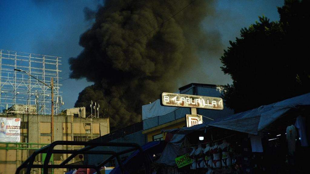 El incendio en la bodega de Tepito
