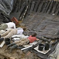 En Francia estudian con mucho cuidado un naufragio de hace 1.300 años: el aire podría destruirlo