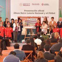 Lotería Nacional lanza Álbum Retro rumbo al Mundial 2026