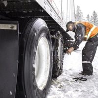 Ante las condiciones climáticas, el uso de cadenas para la nieve será obligatorio