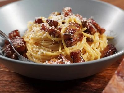 Pasta carbonara nivel Dios: prepará esta receta fácil, con un secreto para que quedes como un verdadero chef