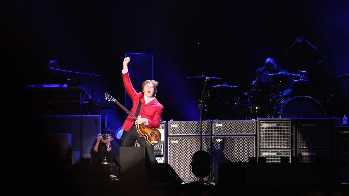 El cantautor Paul McCartney
