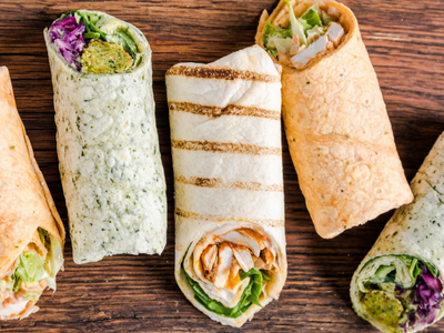 Wraps de masa casera, la receta perfecta para comer sano en los días de calor sin prender el fuego