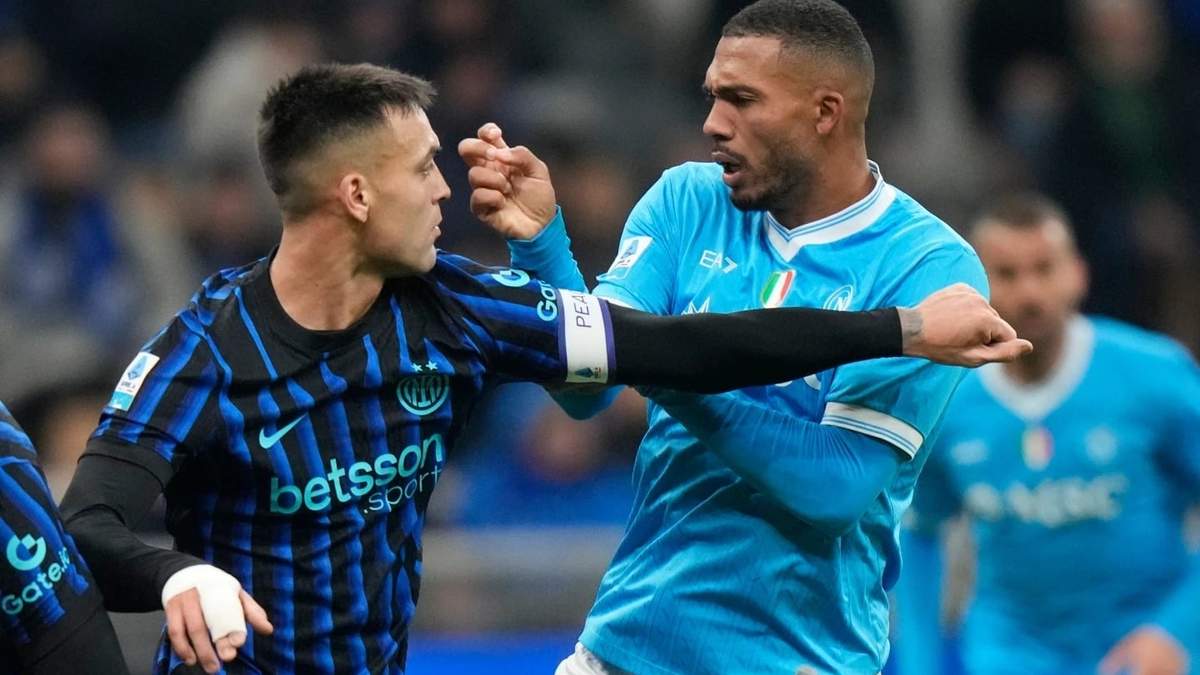 Empate 2-2 entre el Inter de Milán y Napoli deja abierta la carrera por el título de la Serie A