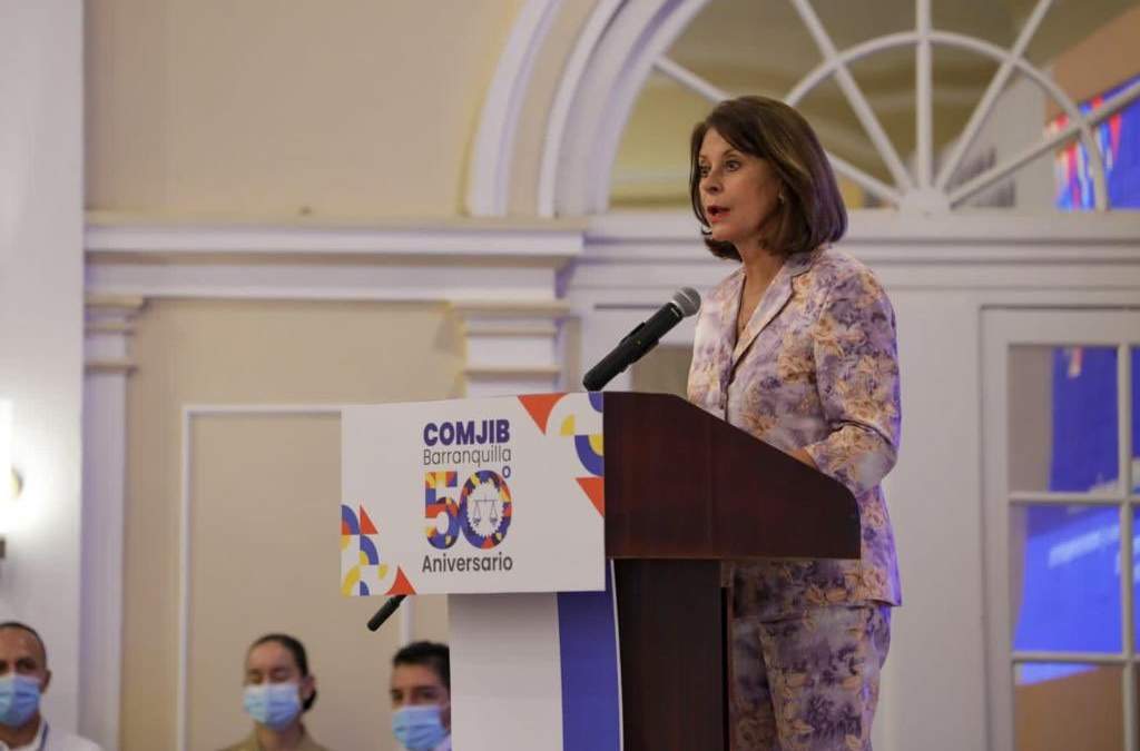 La vicepresidenta de Colombia