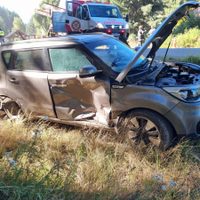 Tres vehículos involucrados y varios heridos en un impresionante choque en la Ruta 40