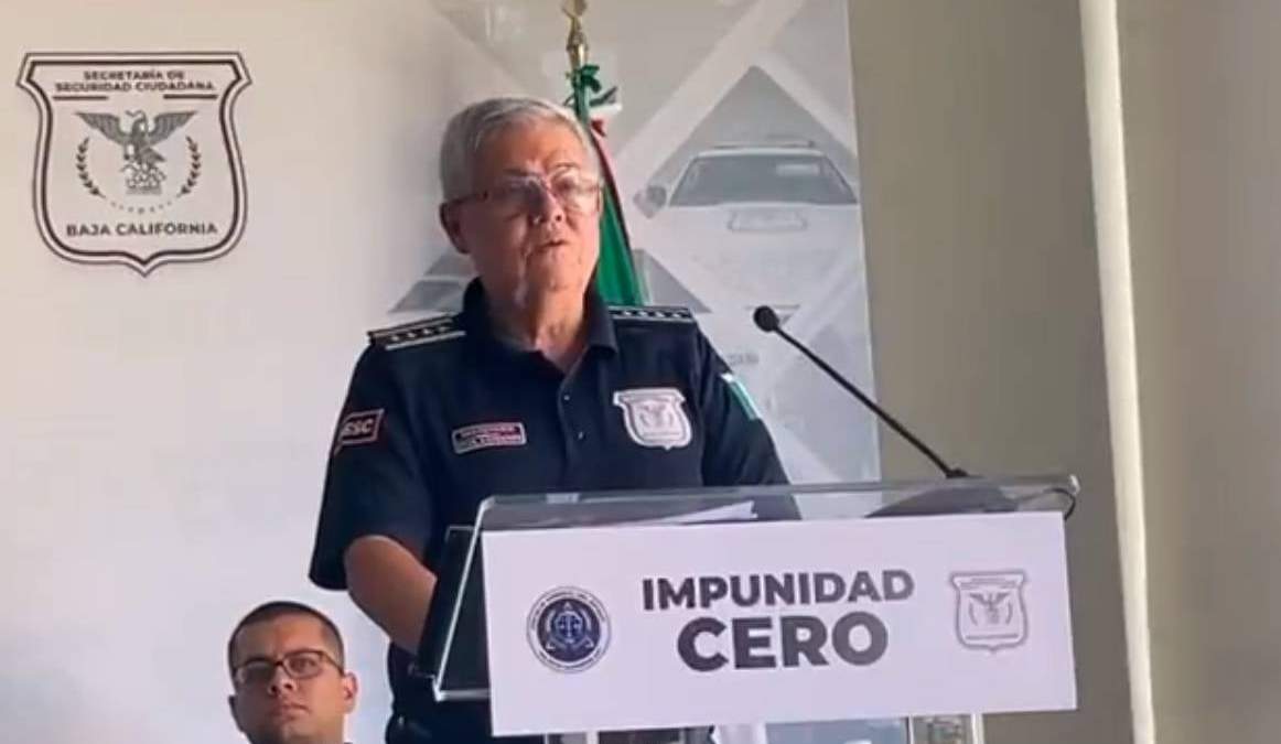 El General de División, Gilberto Landeros Briseño, titular de Seguridad en BC