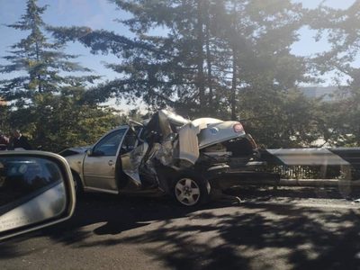 Seis heridos fue el saldo por un choque múltiple en Puerta Santa Fe