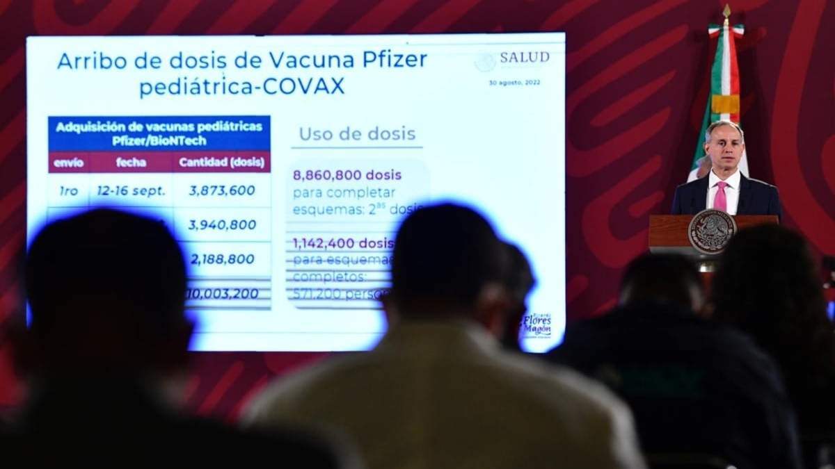Hugo López-Gatell en la conferencia matutina