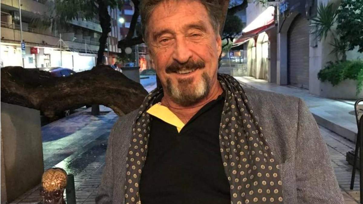 El empresario John McAfee