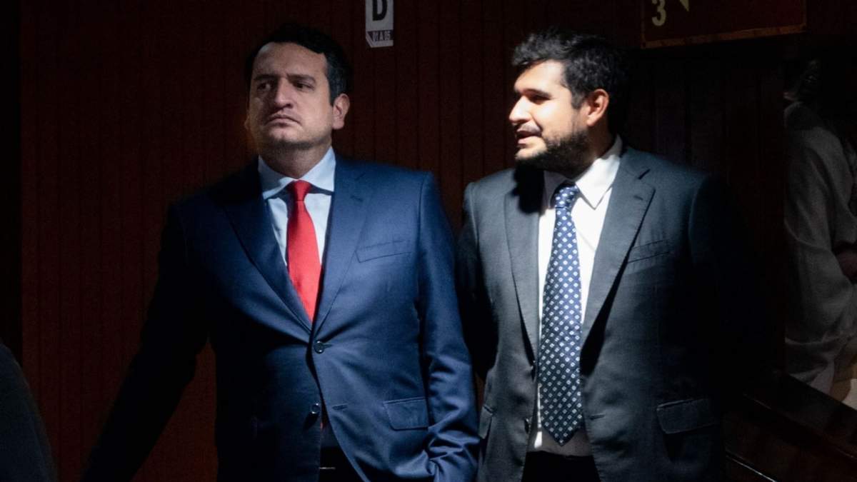 Andrés Manuel y Gonzalo López Beltrán, hijos del expresidente Andrés Manuel López Obrador