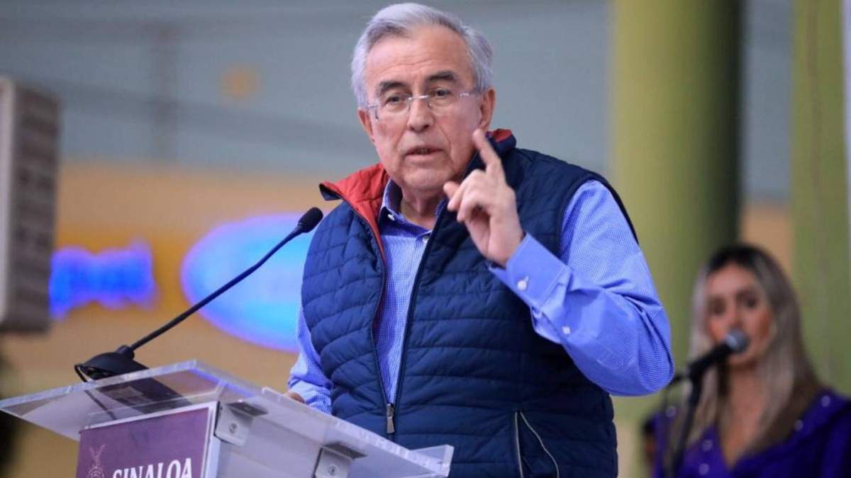 El gobernador de Sinaloa, Rubén Rocha Moya
