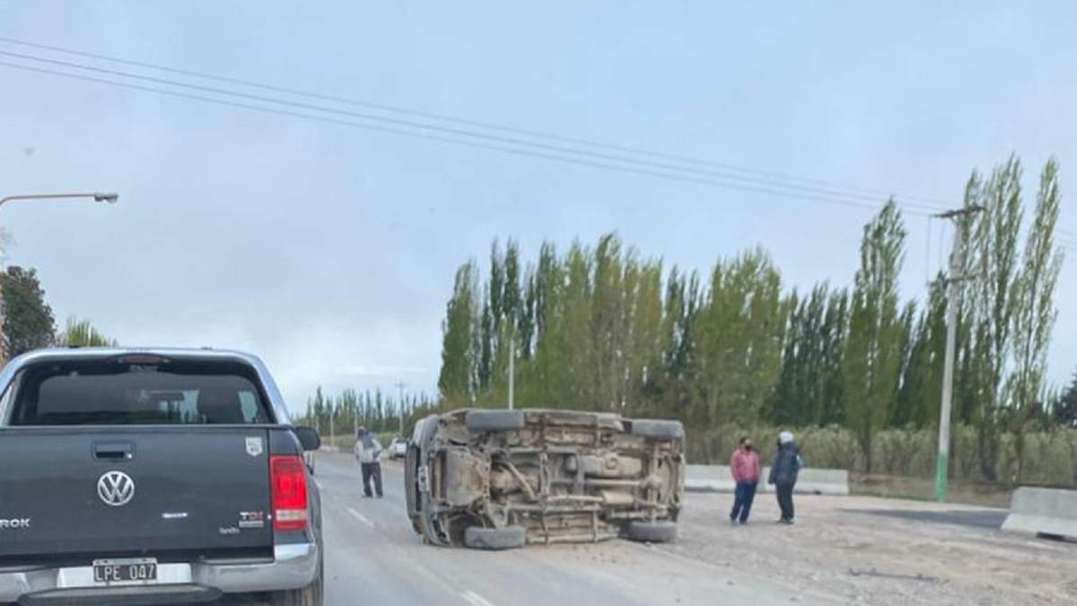 Accidente sobre Ruta 22. Fuente: (Twitter)