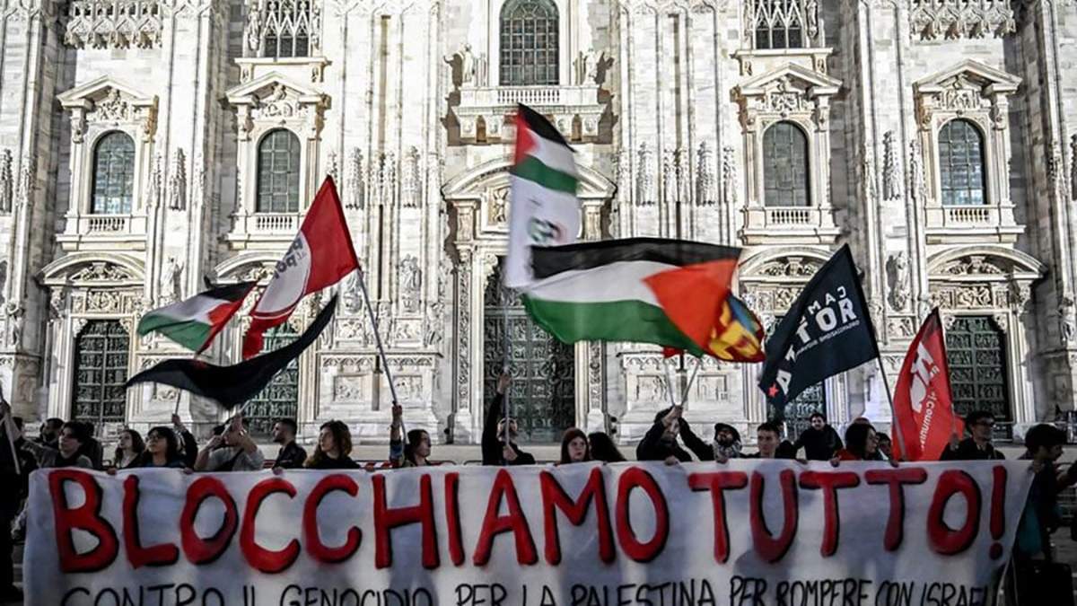 Italia metió una huelga casi sin precedentes.