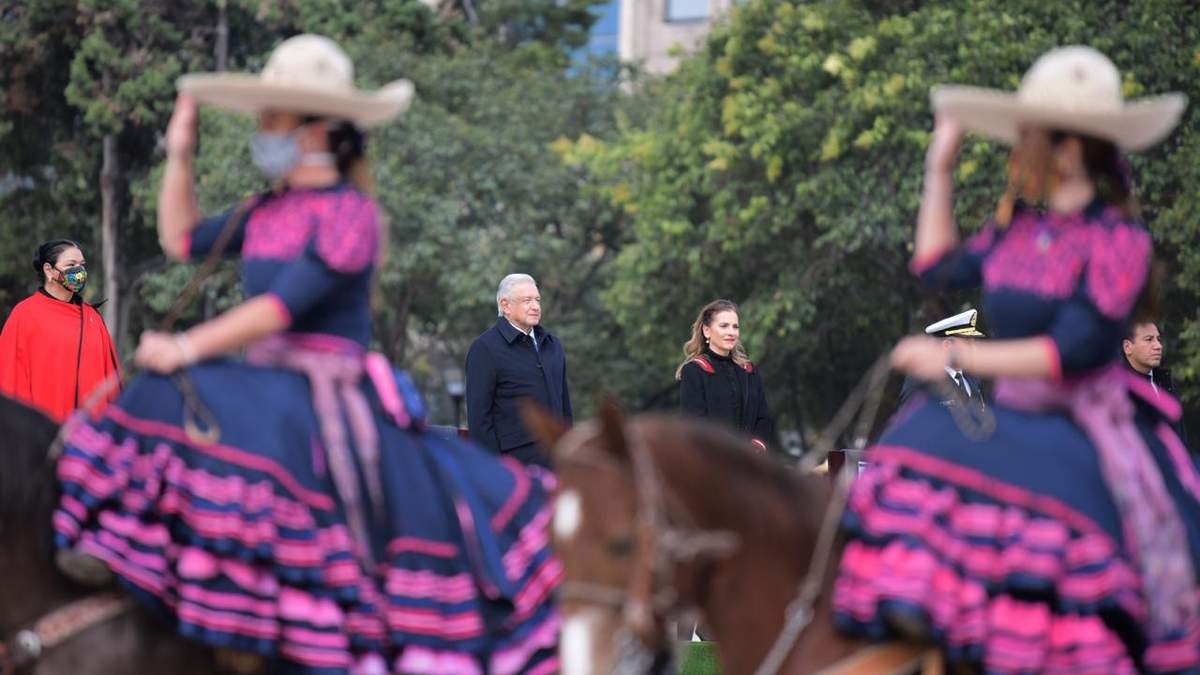 Conmemoración del 110 aniversario del inicio de la Revolución Mexicana