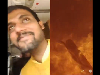Pasajero graba momento exacto en que se estrella avión en Nepal; hay 68 muertos (Video)