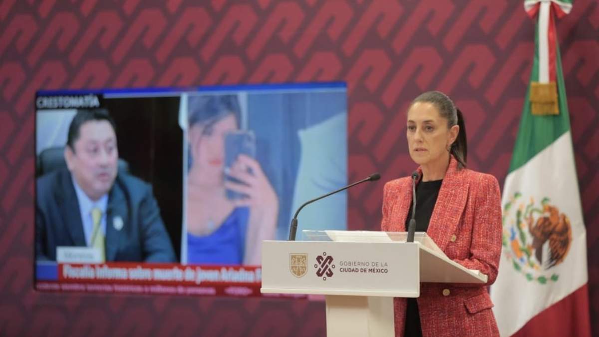 Sheinbaum en la conferencia