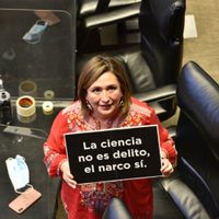 Xóchitl Gálvez pide a Gertz que "deje a la ciencia en paz" y persiga al hijo de El Chapo