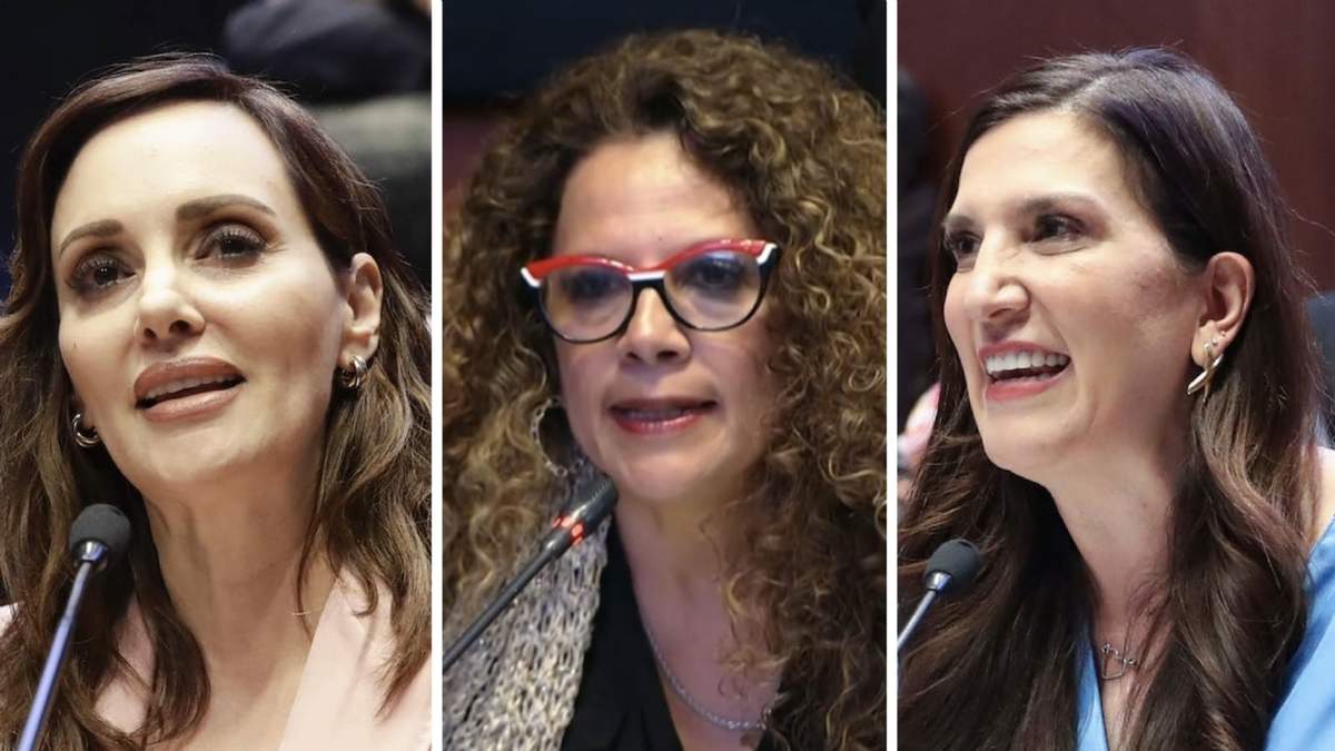 Kenia López, Rocío Abreu y Kenia López en la sesión del miércoles
